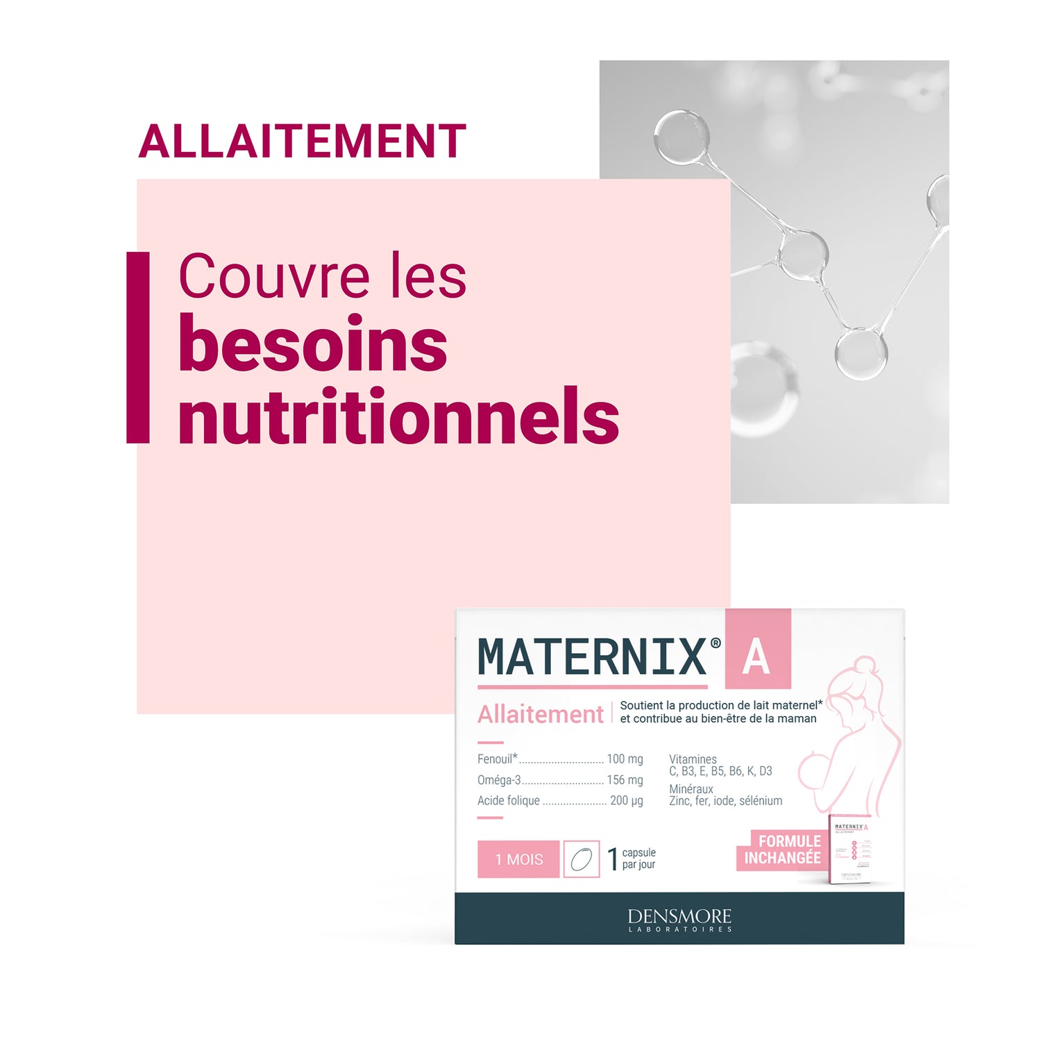 Maternix A Allaitement - 30 capsules - Pharmacie en ligne